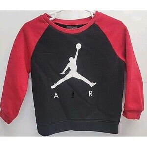 Jordan Toddler Boys Long Sleeve Crew Neck Pullover Sweatshirt Sz 24 Months‎